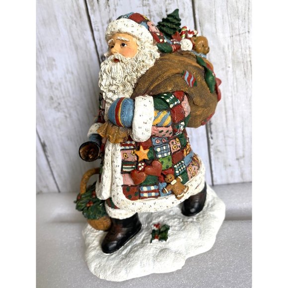 Patchwork Classic Santa 1999 Artwork of Susan Winget Limited edition - Picture 2 of 9